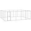 Outdoor Dog Kennel Galvanized Steel 260.5 ftÂ²