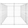 Outdoor Dog Kennel Galvanized Steel 130.2 ftÂ²