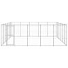 Outdoor Dog Kennel Galvanized Steel 390.7 ftÂ²