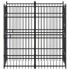 Outdoor Dog Kennel Steel 19.8 ftÂ²