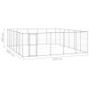 Outdoor Dog Kennel Galvanized Steel 390.7 ftÂ²