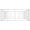 Outdoor Dog Kennel Galvanized Steel 364.7 ftÂ²