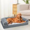 Dog Bed Pet Bed Sofa Dog Couch Pet Cushion Carpet Mattress with Washable and Removable Cover for Medium Large Dogs